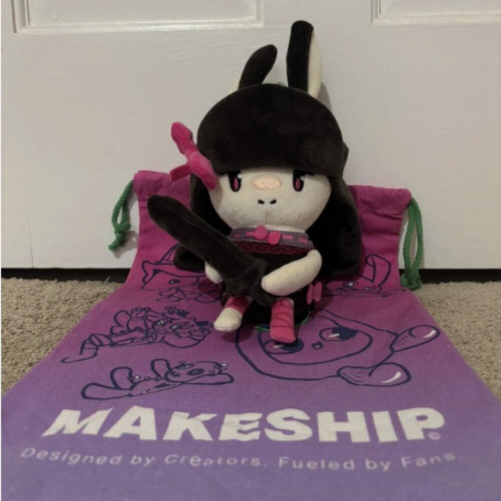 2024 Makeship Heavyblade Rabbit Plushie Rabbit & Steel Plush Limited 4,412 Made